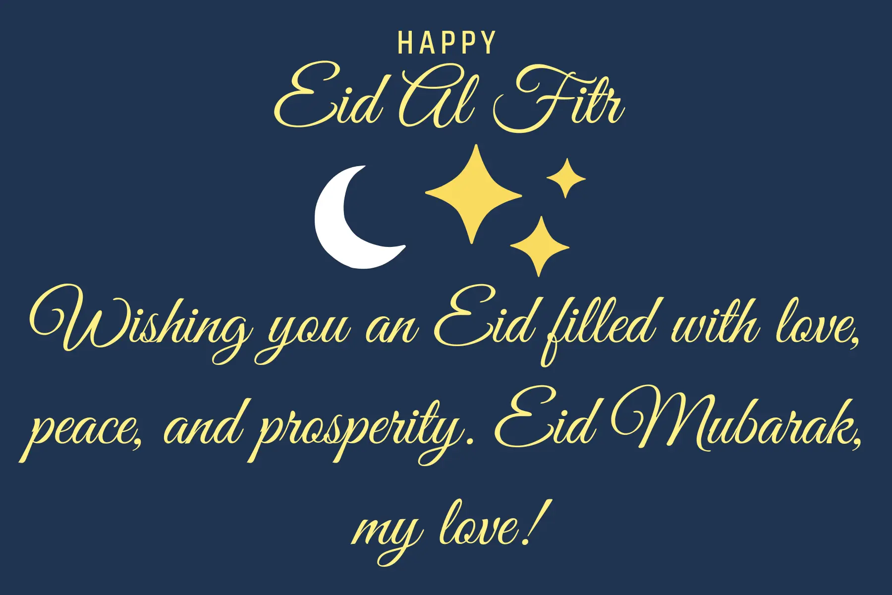 Happy Eid Mubarak Wishes And Messages For Love: